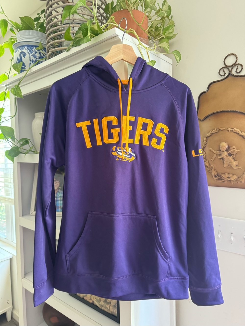 Knights Apparel Purple Hoodie with Gold Accents - Tigers